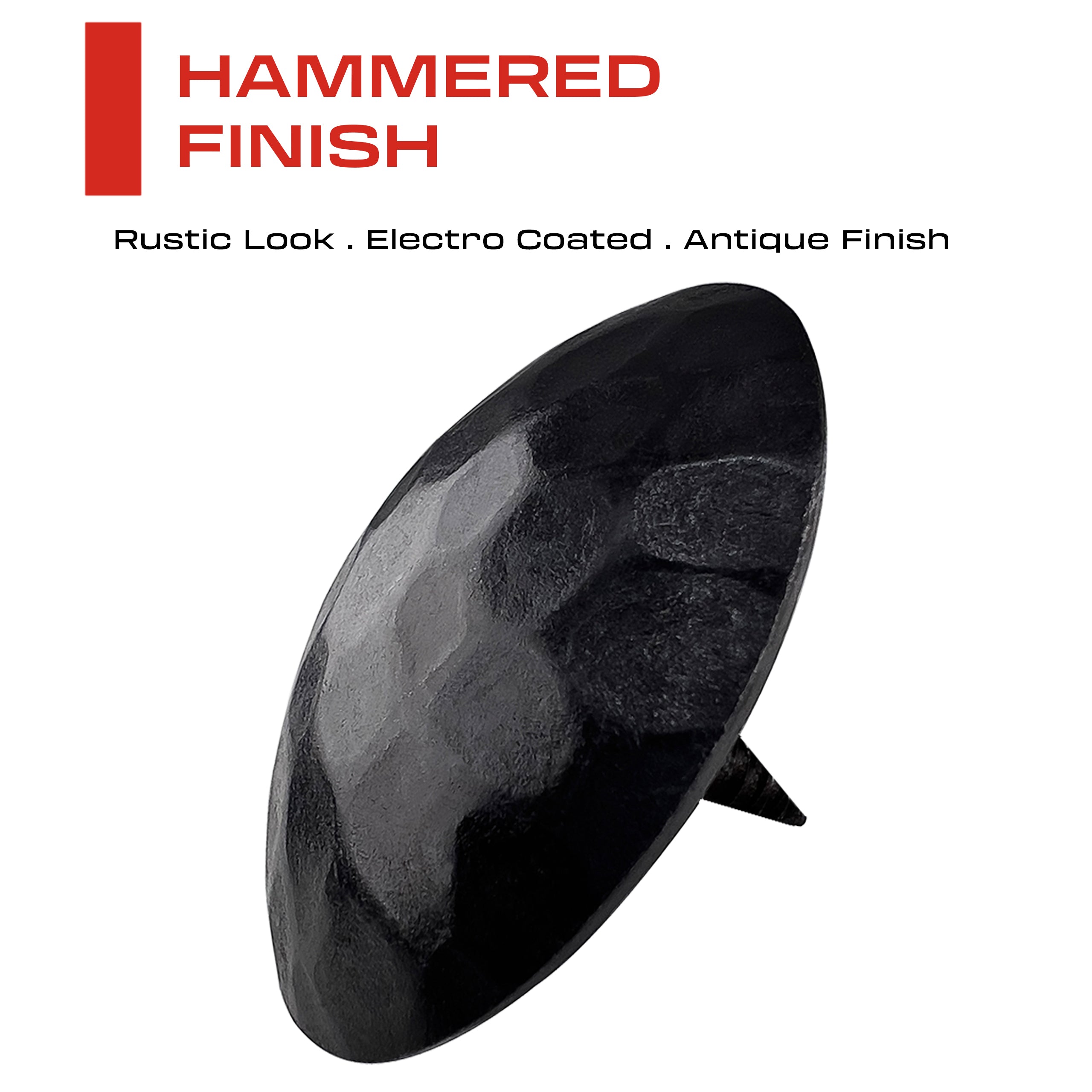 1.75” Decorative Clavo Nail Round Hammered Iron Antique Rustic