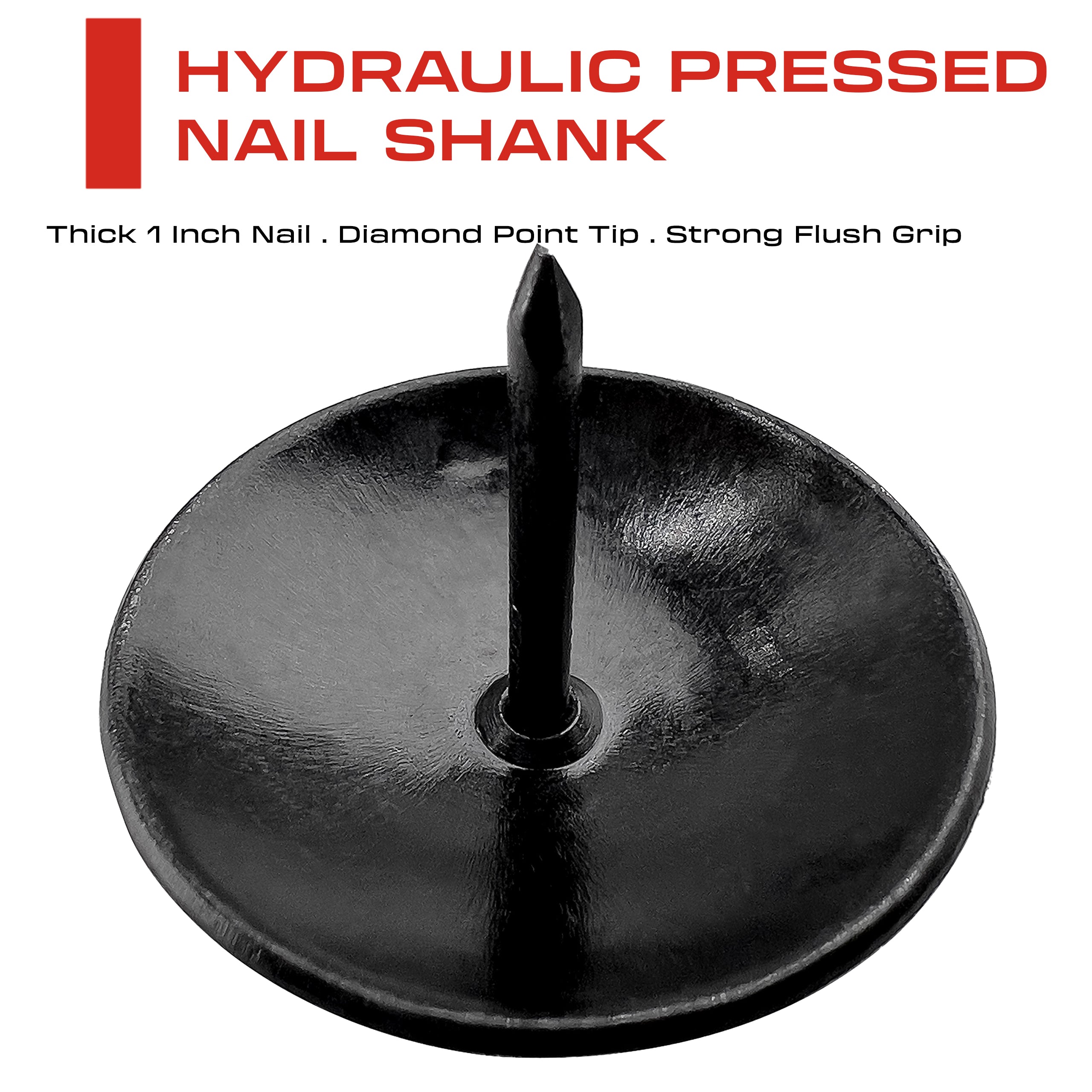 1.75” Decorative Clavo Nail Round Hammered Iron Antique Rustic