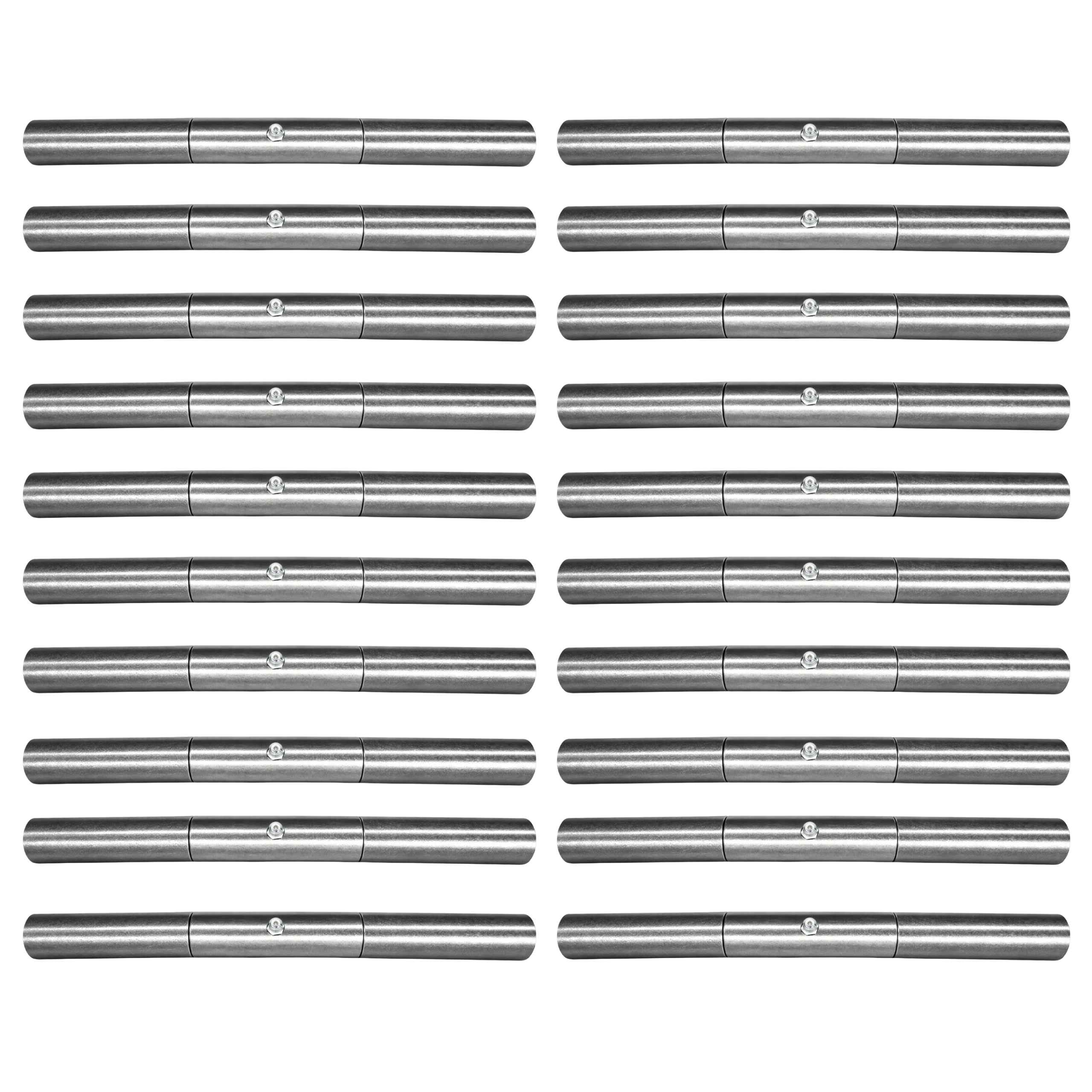 10" Heavy Duty Trailer Ramp Hinges – Greasable Steel, 500 lb Capacity