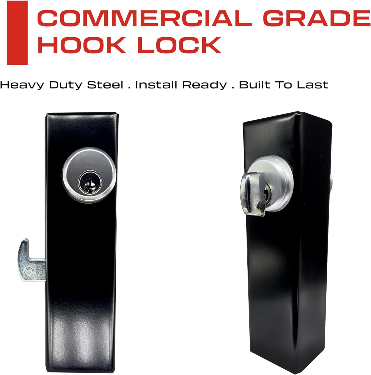 Sliding Gate Hook Mortise Lock & Weldable Steel Box Single Cylinder