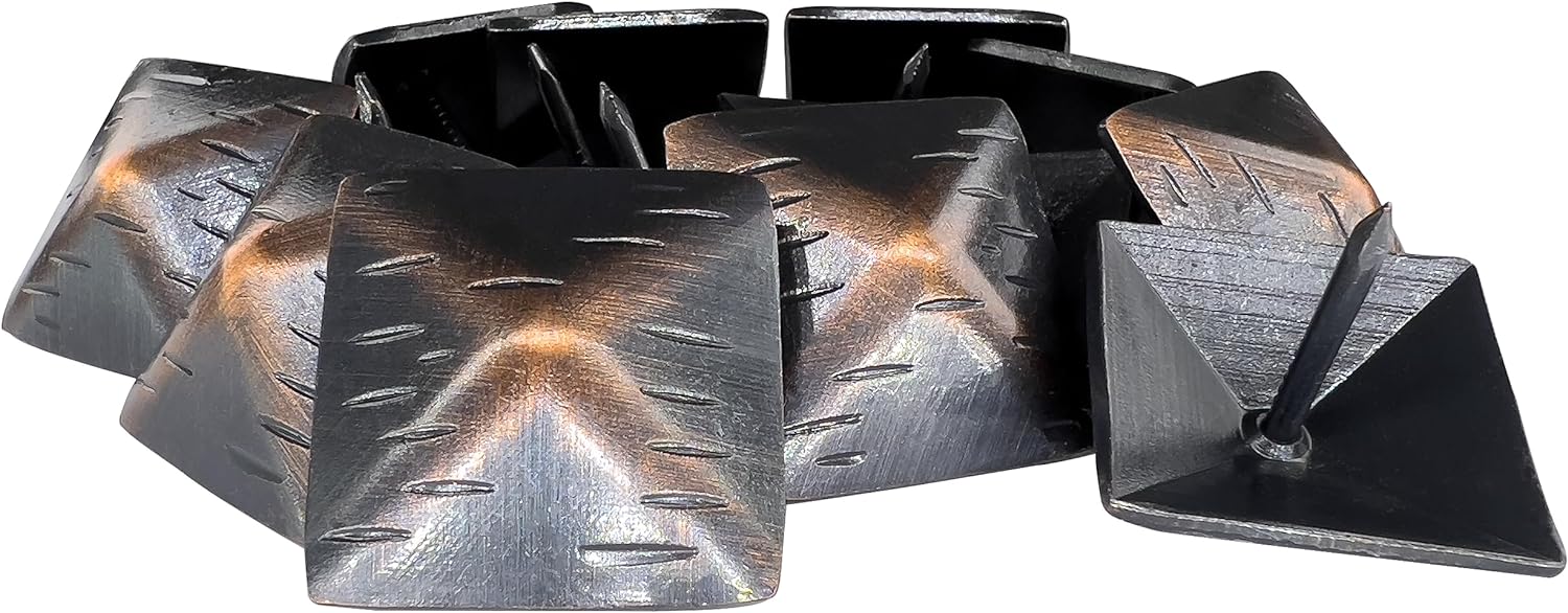 1.25" Inch Iron Clavos Square Decorative Nails Antique Upholstery Tacks