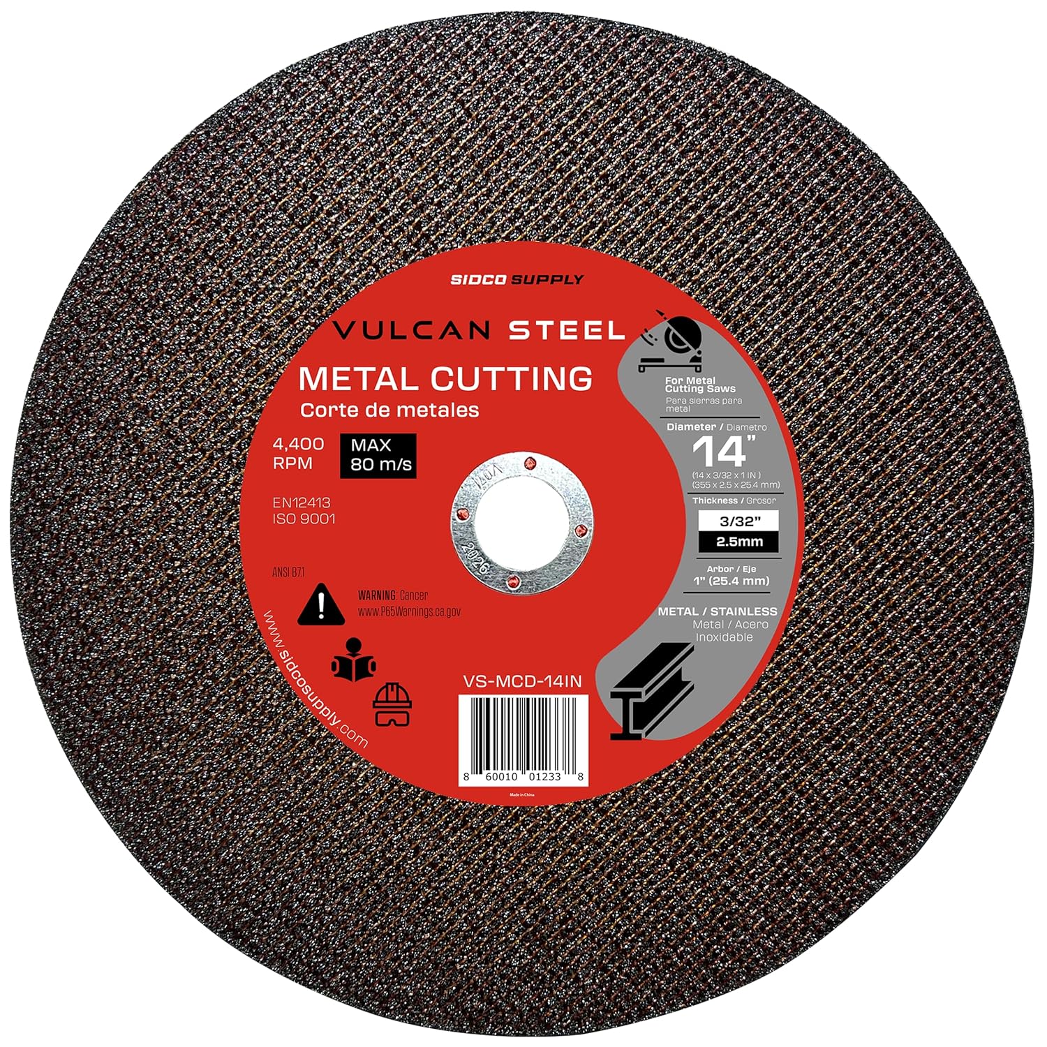 14" Inch Abrasive Cut-Off Wheel
