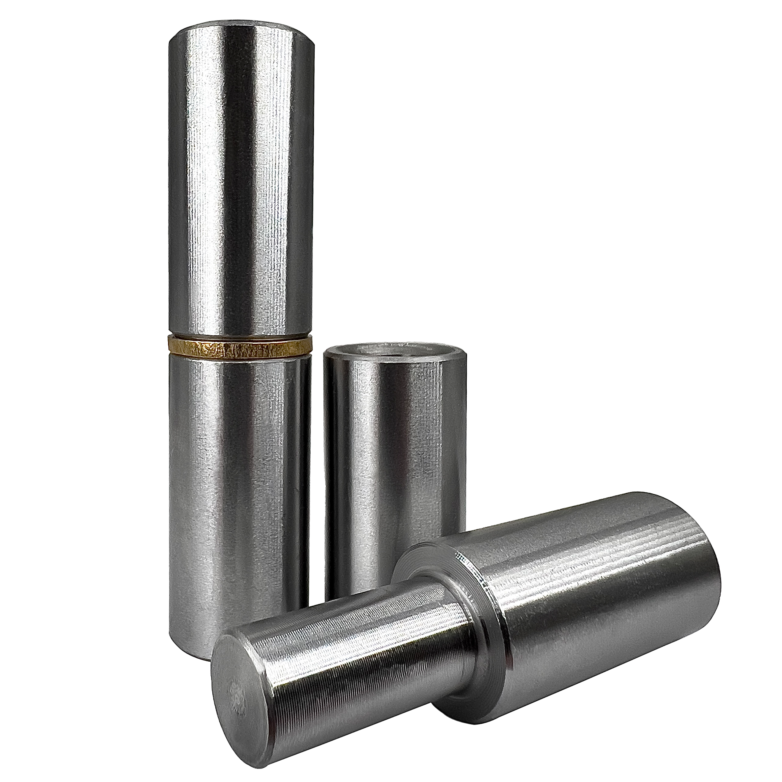 3” Inch Weldable Barrel Hinges  – 3 Inch x ¾ Inch – Heavy Duty Steel – Weld On Bullet Door Hinges