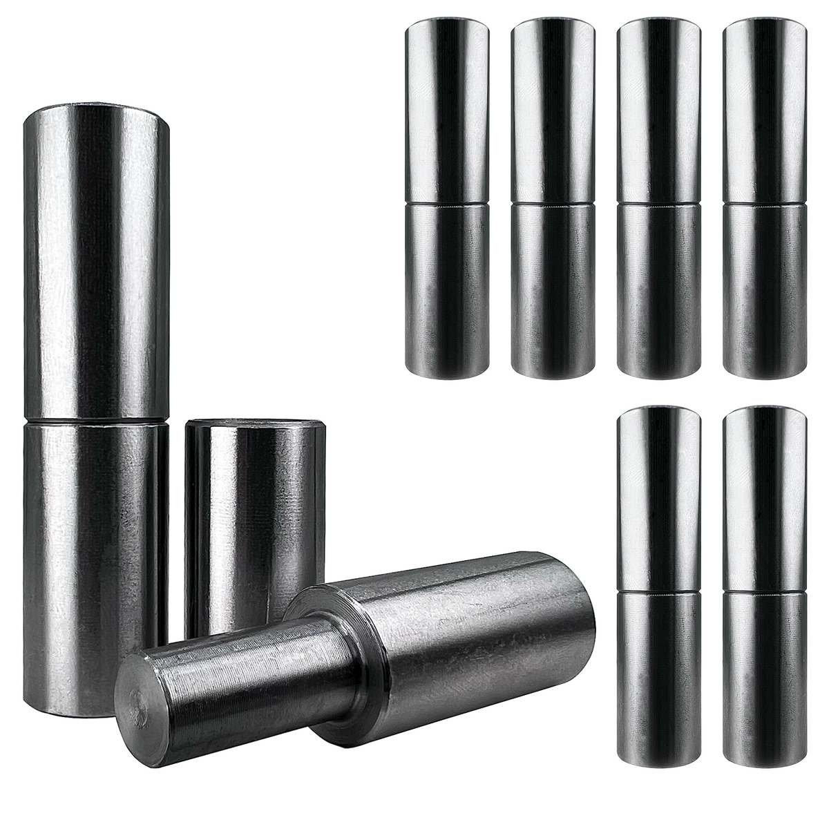 3” Weldable Barrel Hinges 3 Inch x 3/4 Inch Weld On Bullet Door Hinges