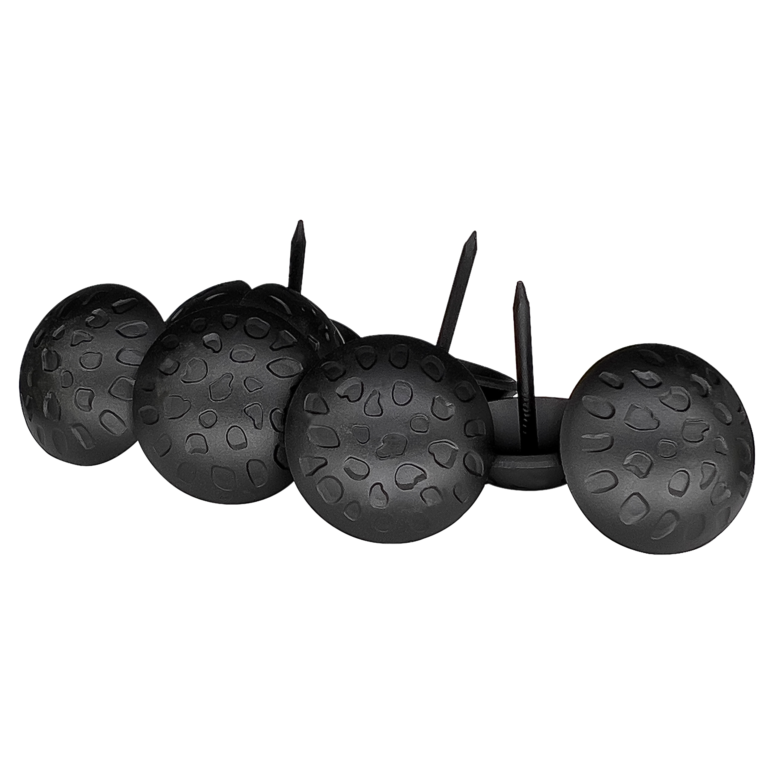 1” Decorative Clavo Nails Round Speckled Iron Antique Rustic Finish