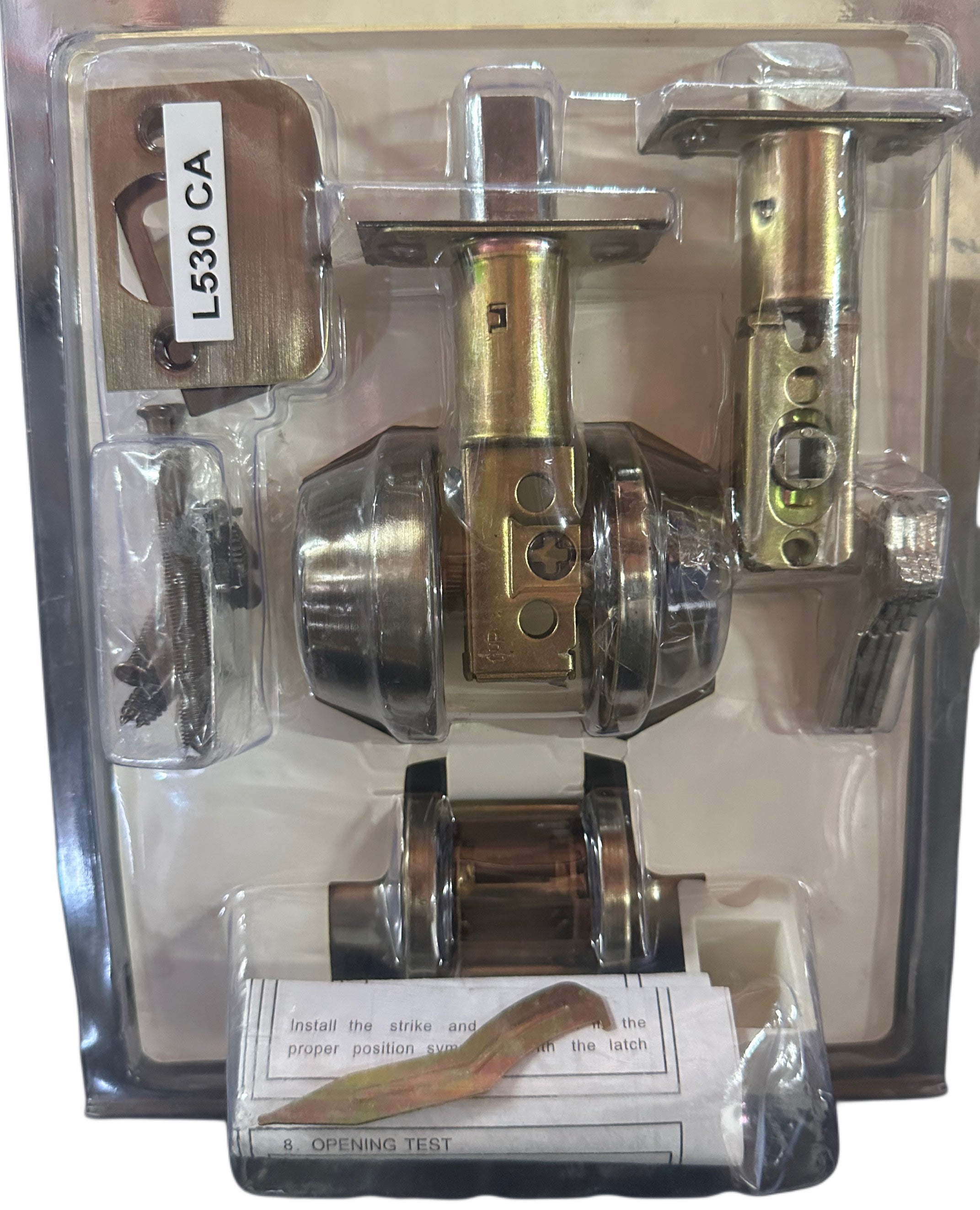 Single Cylinder Deadbolt Door Lock - Kiaset Combination Gate Lever Lock Set - Antique Brass