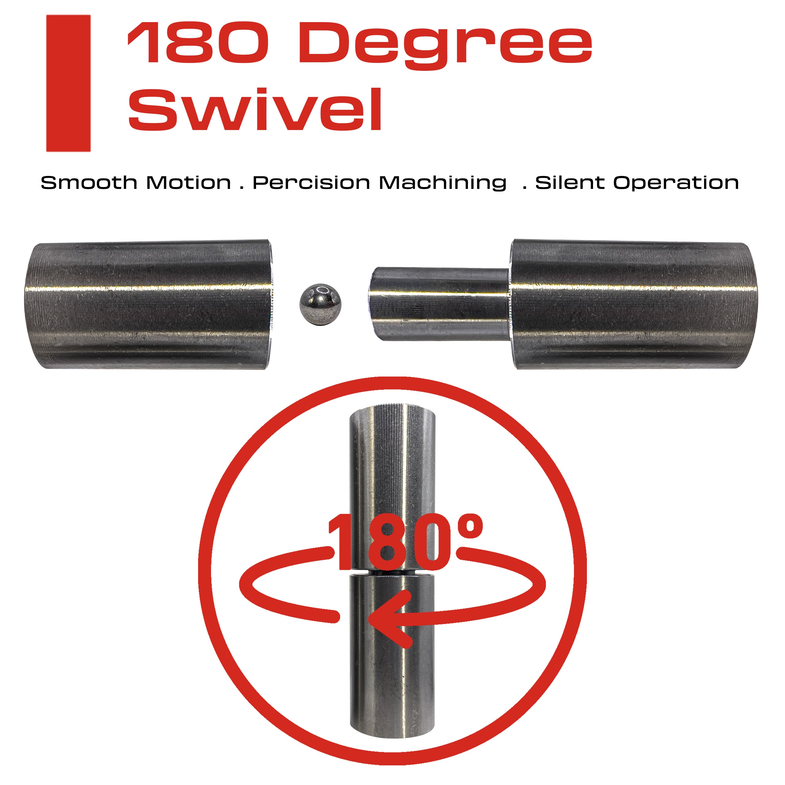 4.75” Weldable Barrel Hinges – 4.79 Inch x 1.334 Inch – Heavy Duty Steel – Weld On Bullet Door Hinges