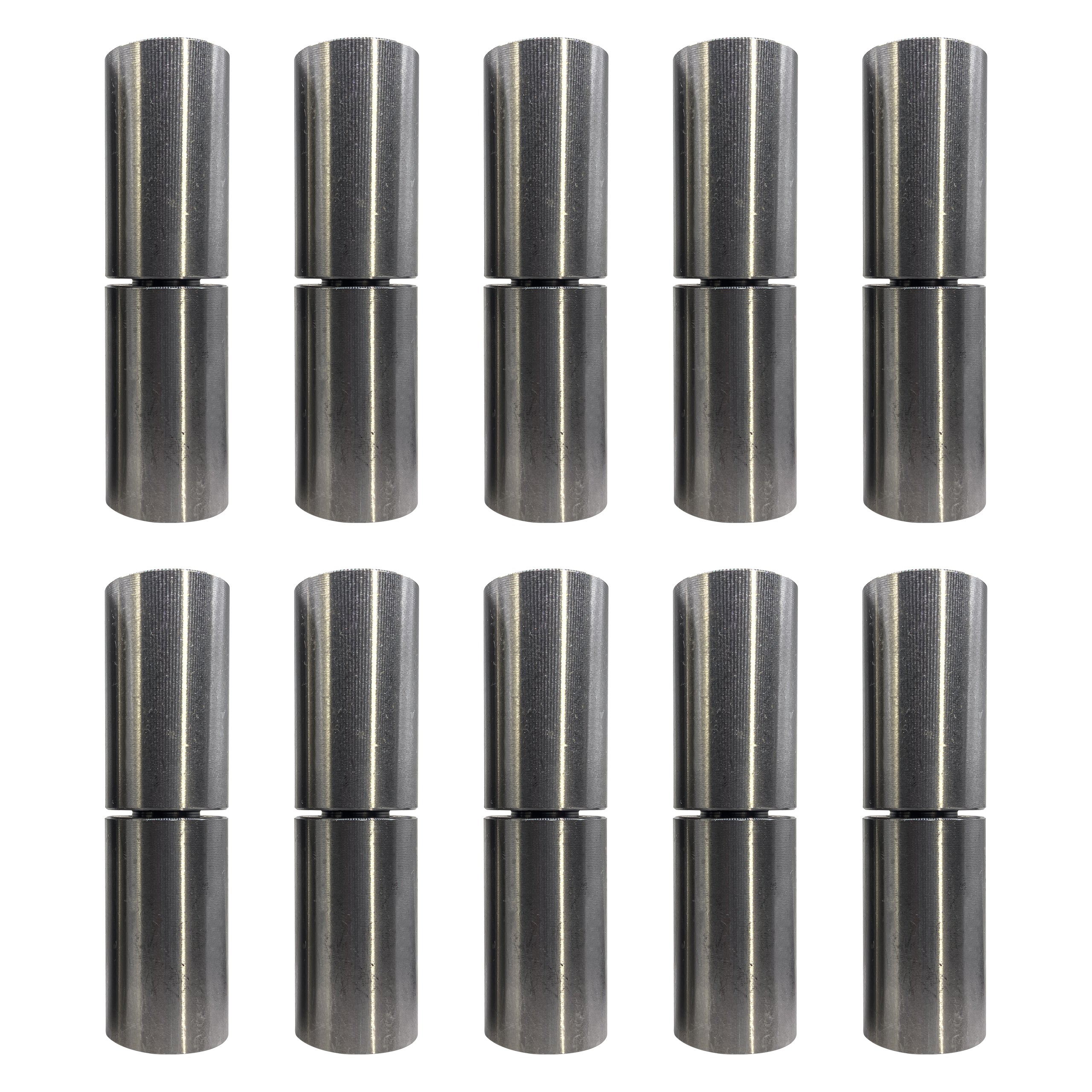 4.75” Weldable Barrel Hinges – 4.79 Inch x 1.334 Inch – Heavy Duty Steel – Weld On Bullet Door Hinges