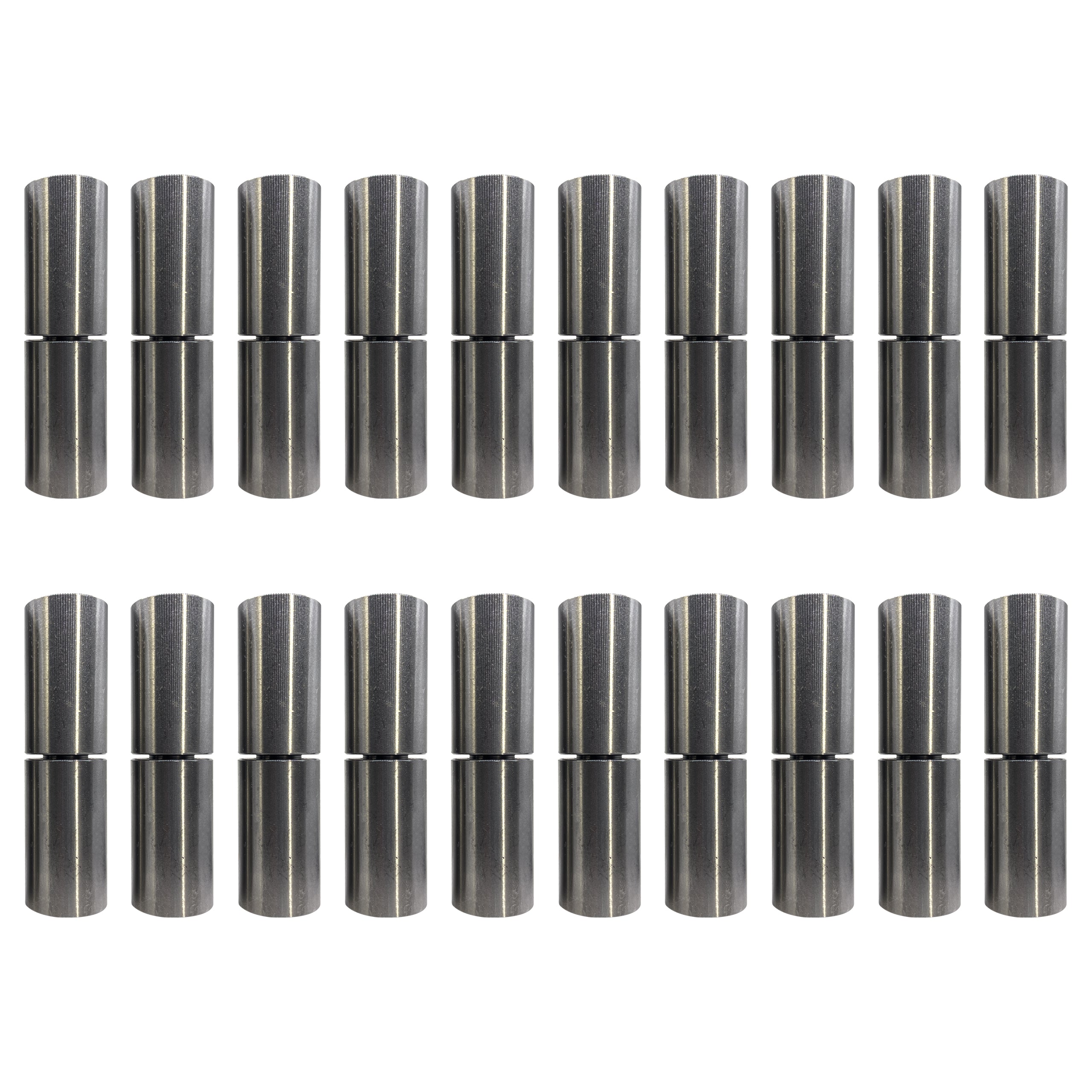 4.75” Weldable Barrel Hinges – 4.79 Inch x 1.334 Inch – Heavy Duty Steel – Weld On Bullet Door Hinges