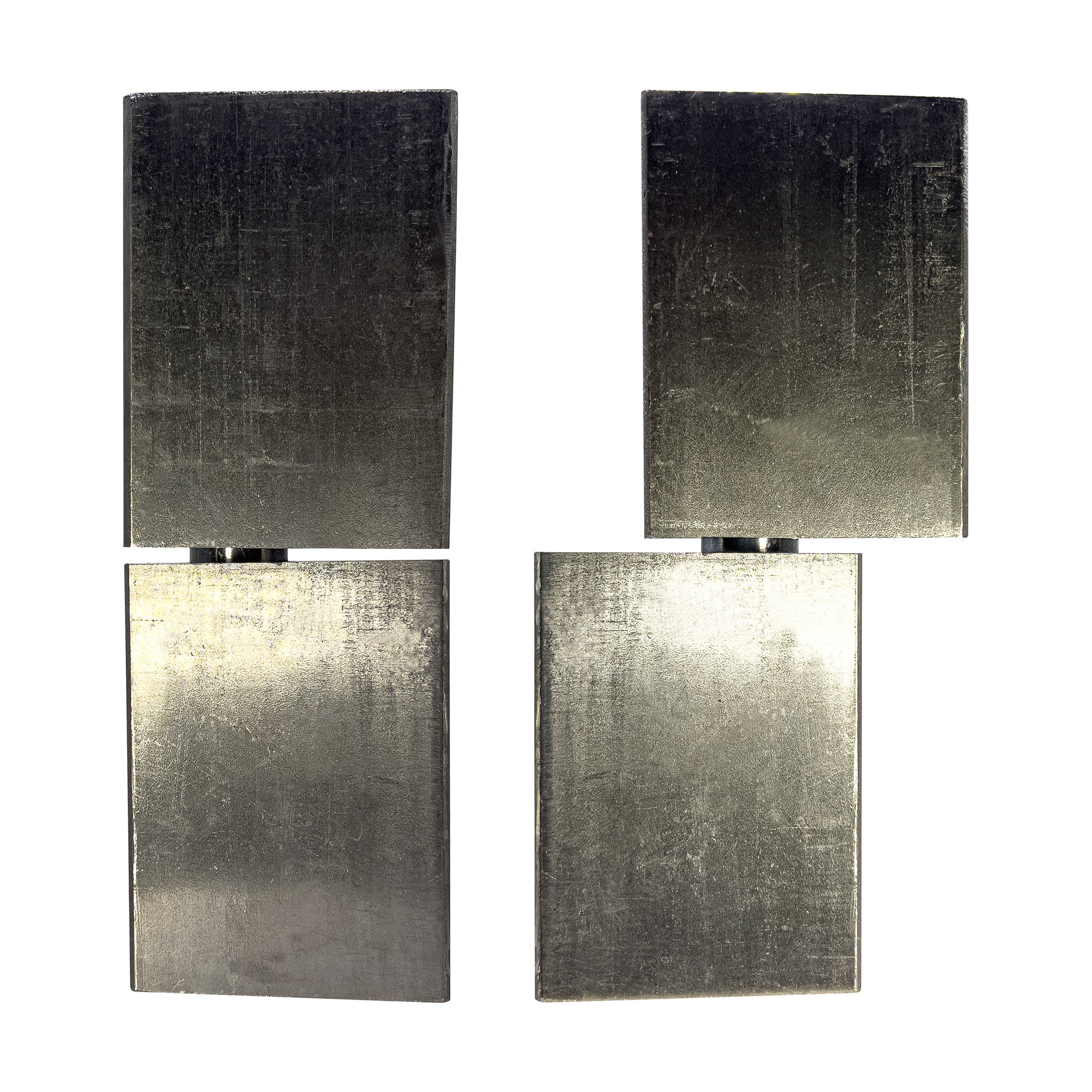 Sidco Supply  6” Inch  Weldable Rectangle Hinges – Heavy Duty Gate Hinges – Weld On Hinges – Weld On Gate Hinges