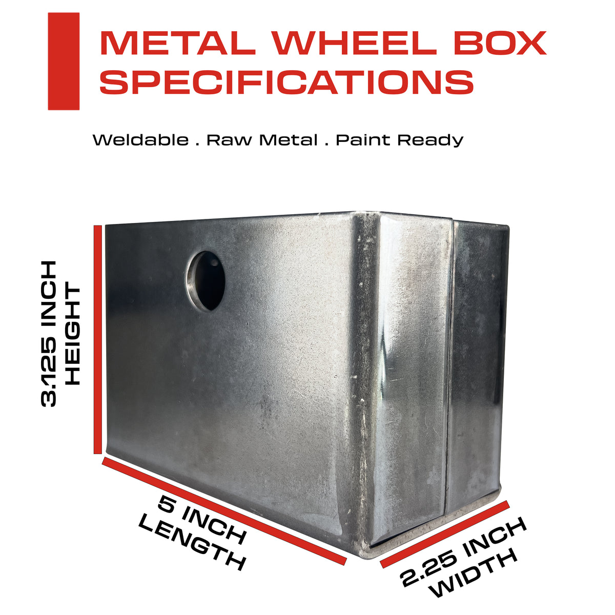 3.5" Inch Solid Steel V-Groove Sliding Gate Wheel & Box (Chrome Plated)