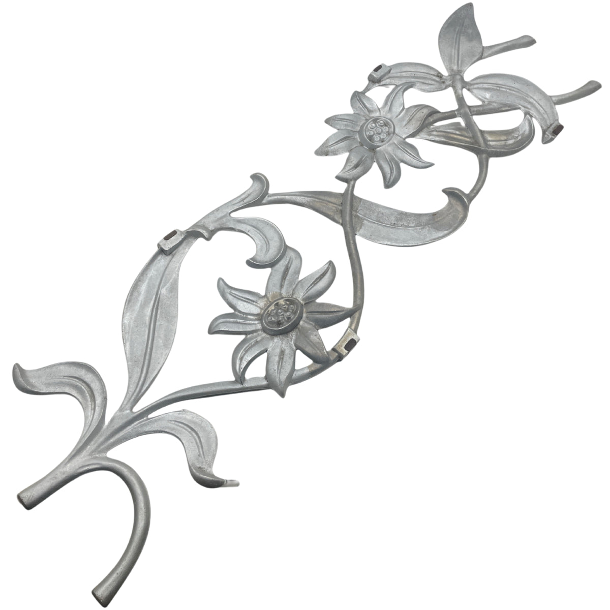 Aluminum Floral Casting – 26-1/2" x 7-1/2" Ornamental Gate & Fence Insert