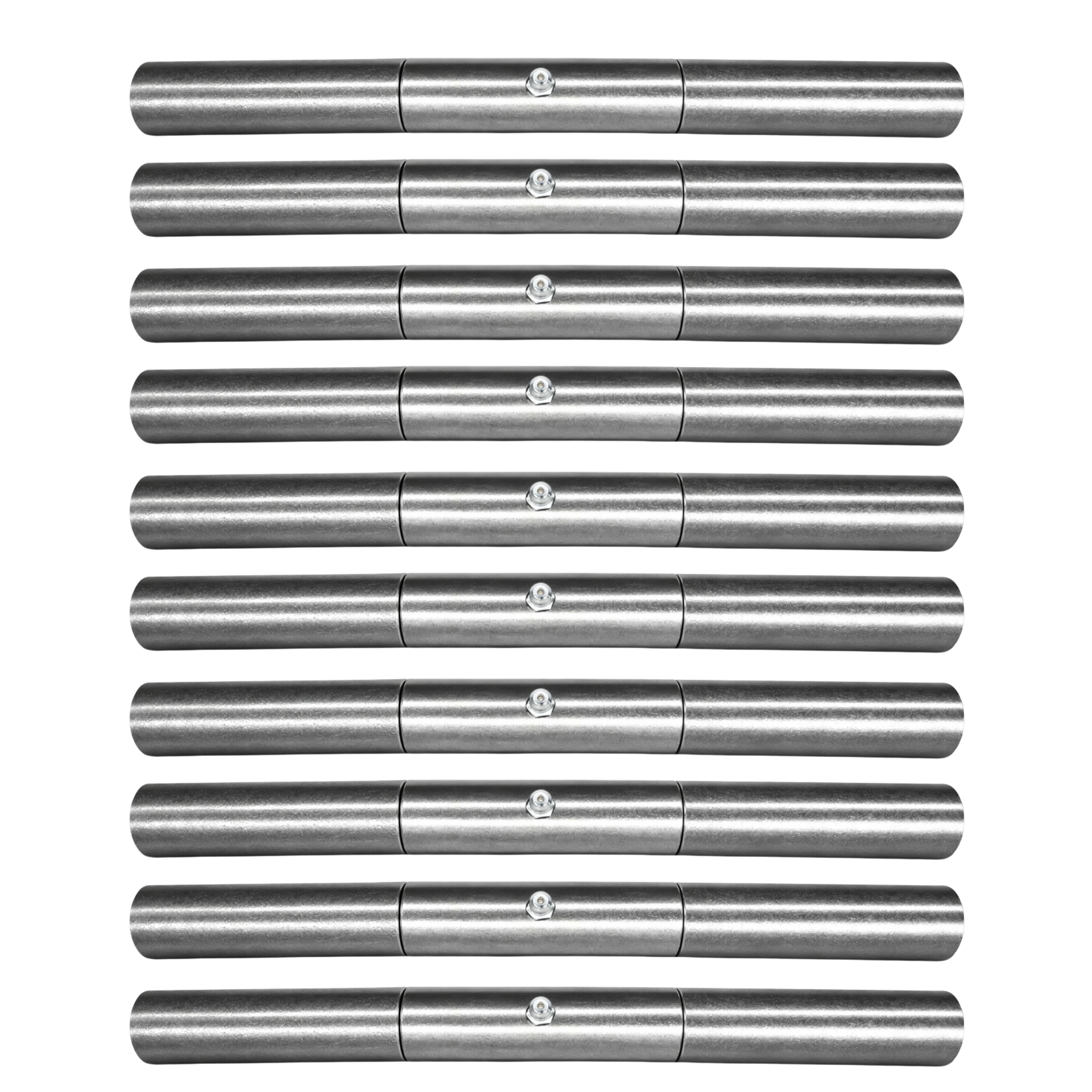 10" Heavy Duty Trailer Ramp Hinges – Greasable Steel, 500 lb Capacity