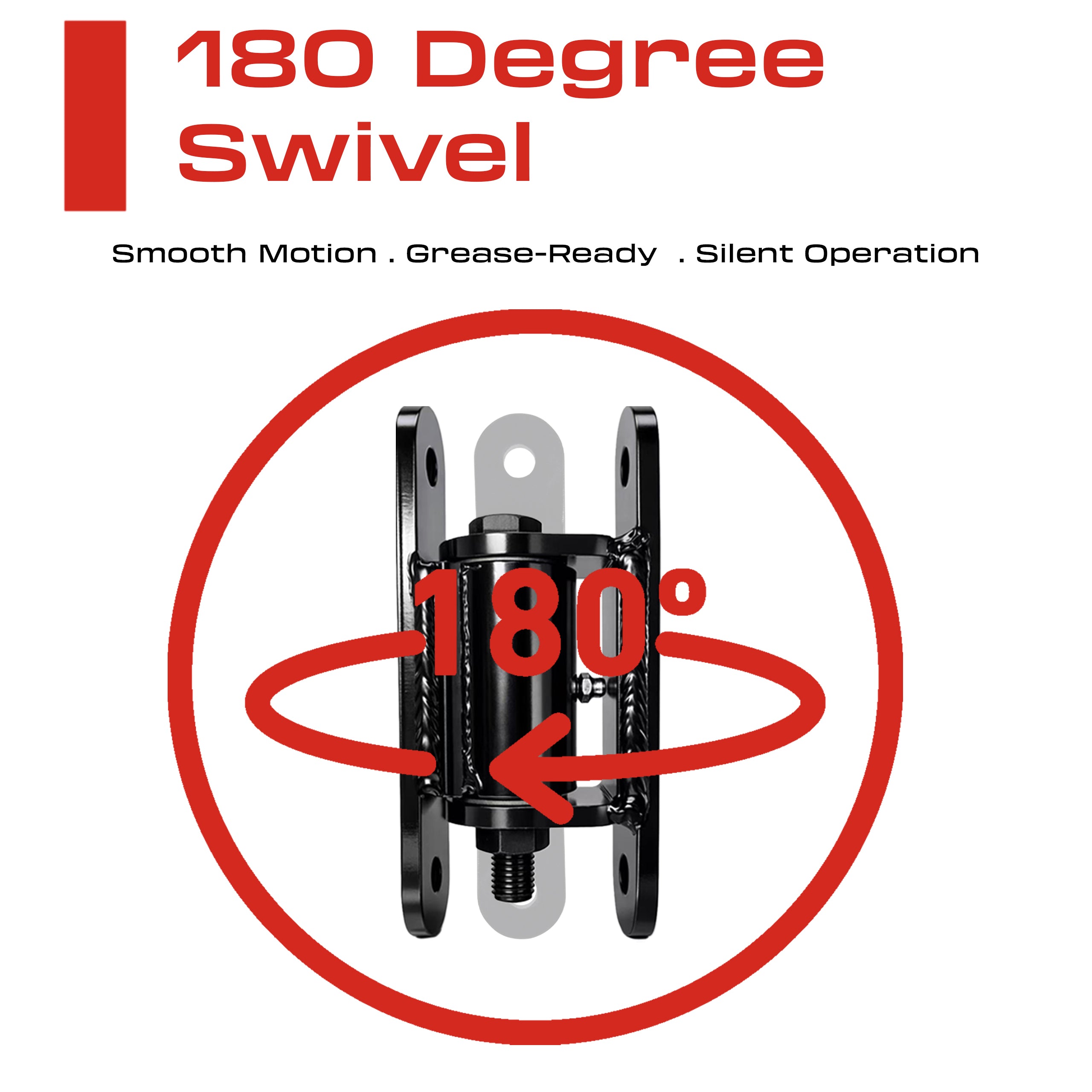 7" gate hinge needle bearing smooth swing design