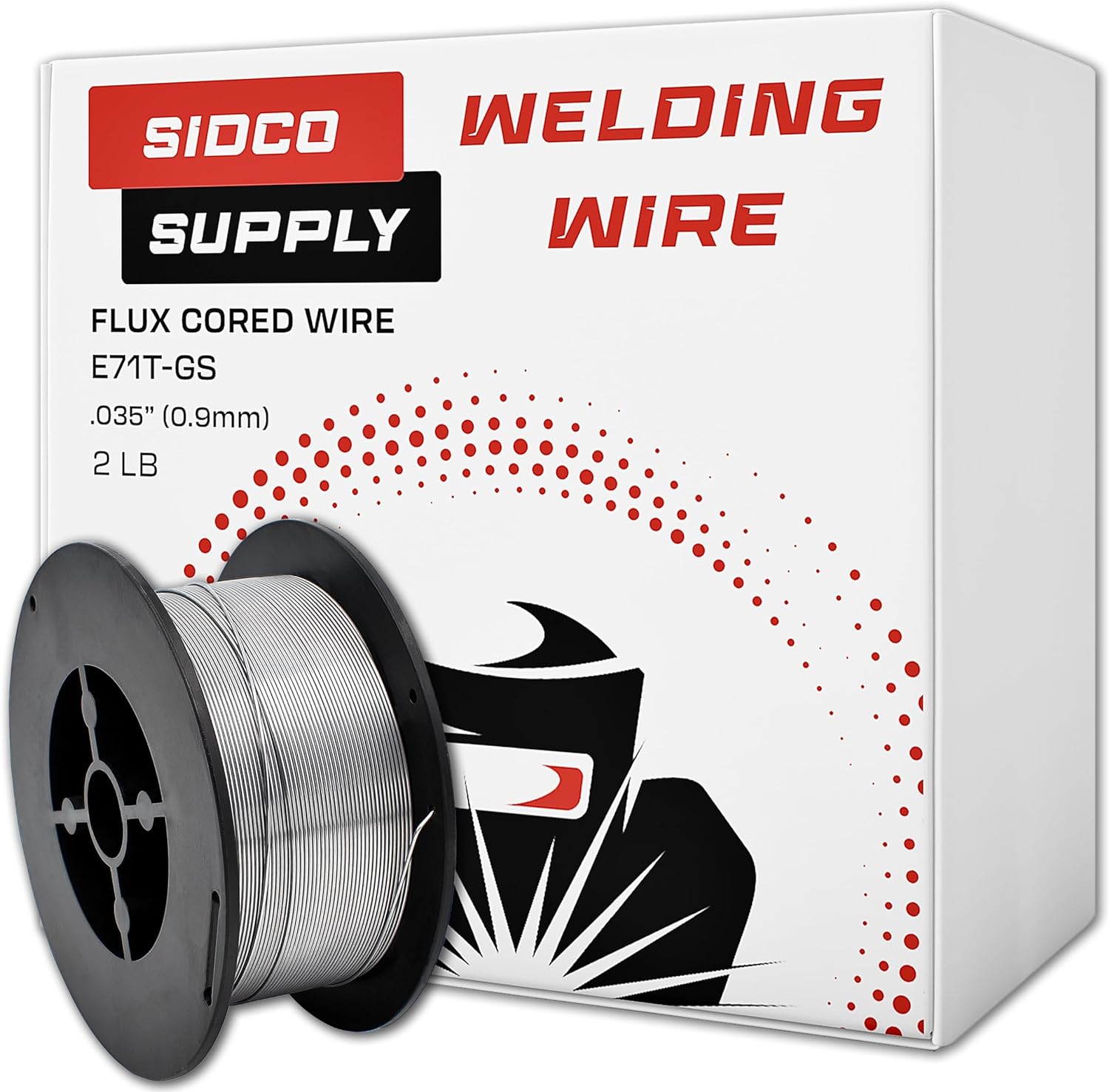 Flux Core Welding Wire .035” – E71T-GS – Gasless Flux Core Welding Wire – 2 Pound Spool
