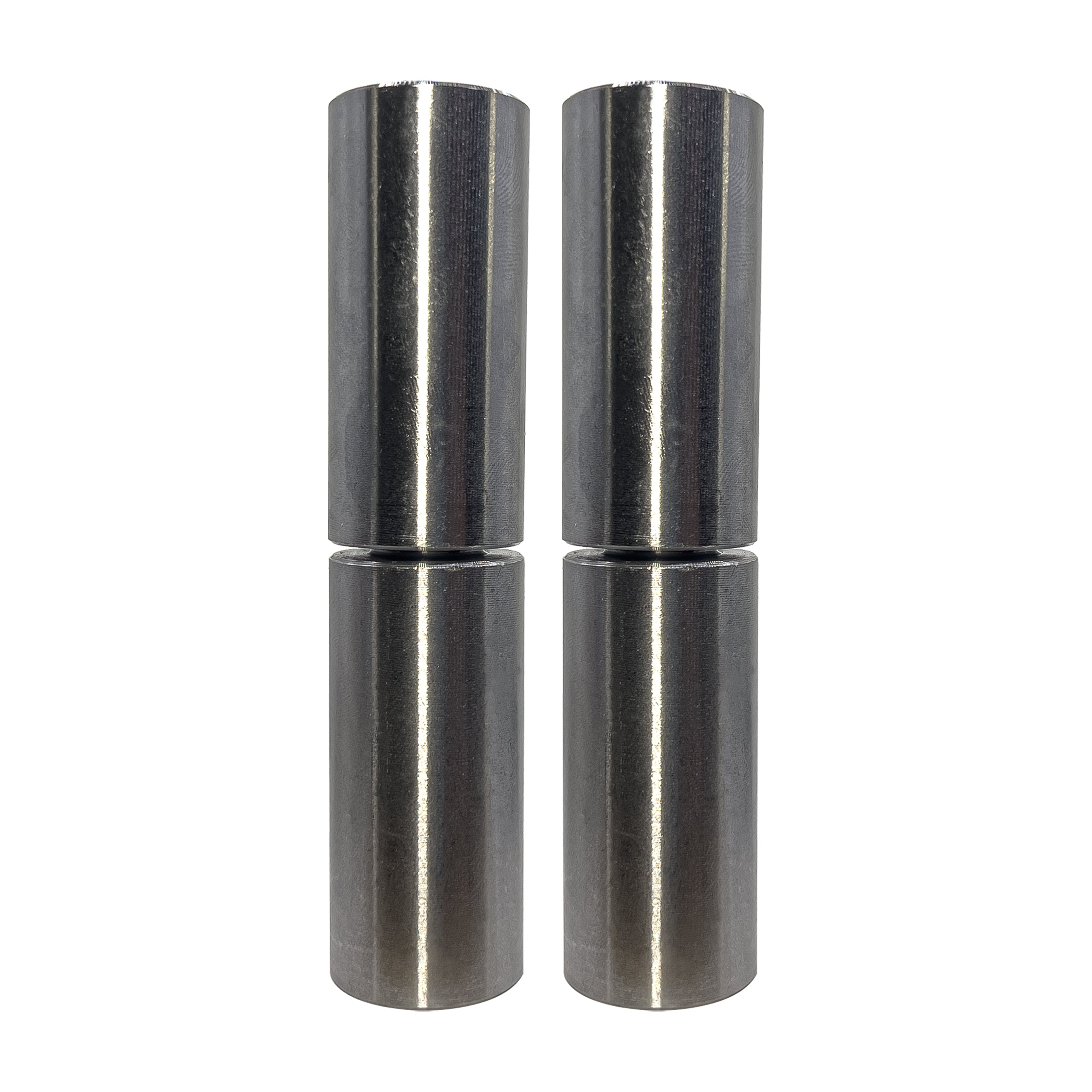 4” Weldable Barrel Hinges – 4.157 Inch x 0.944 Inch – Heavy Duty Steel – Weld On Bullet Door Hinges