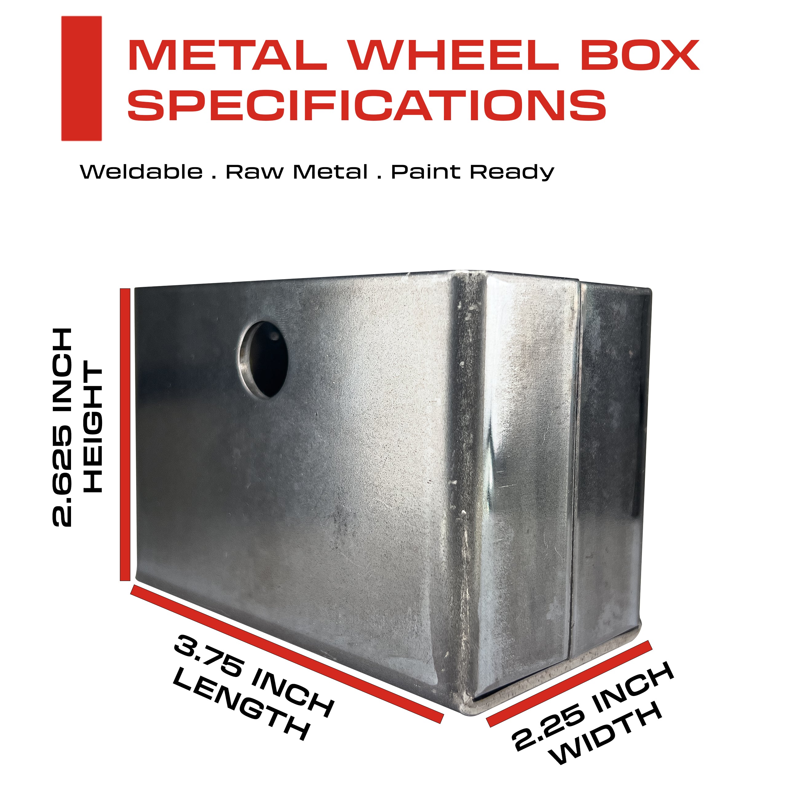 3.5" Inch Solid Steel V-Groove Sliding Gate Wheel & Box (Chrome Plated)