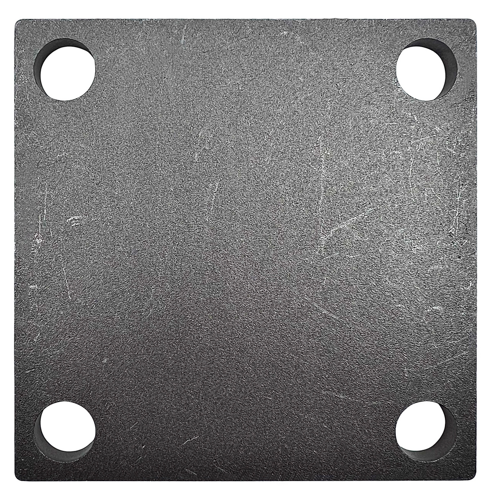 4x4" Weldable Square Steel Metal Base Plate - Laser Cut – A36 Steel