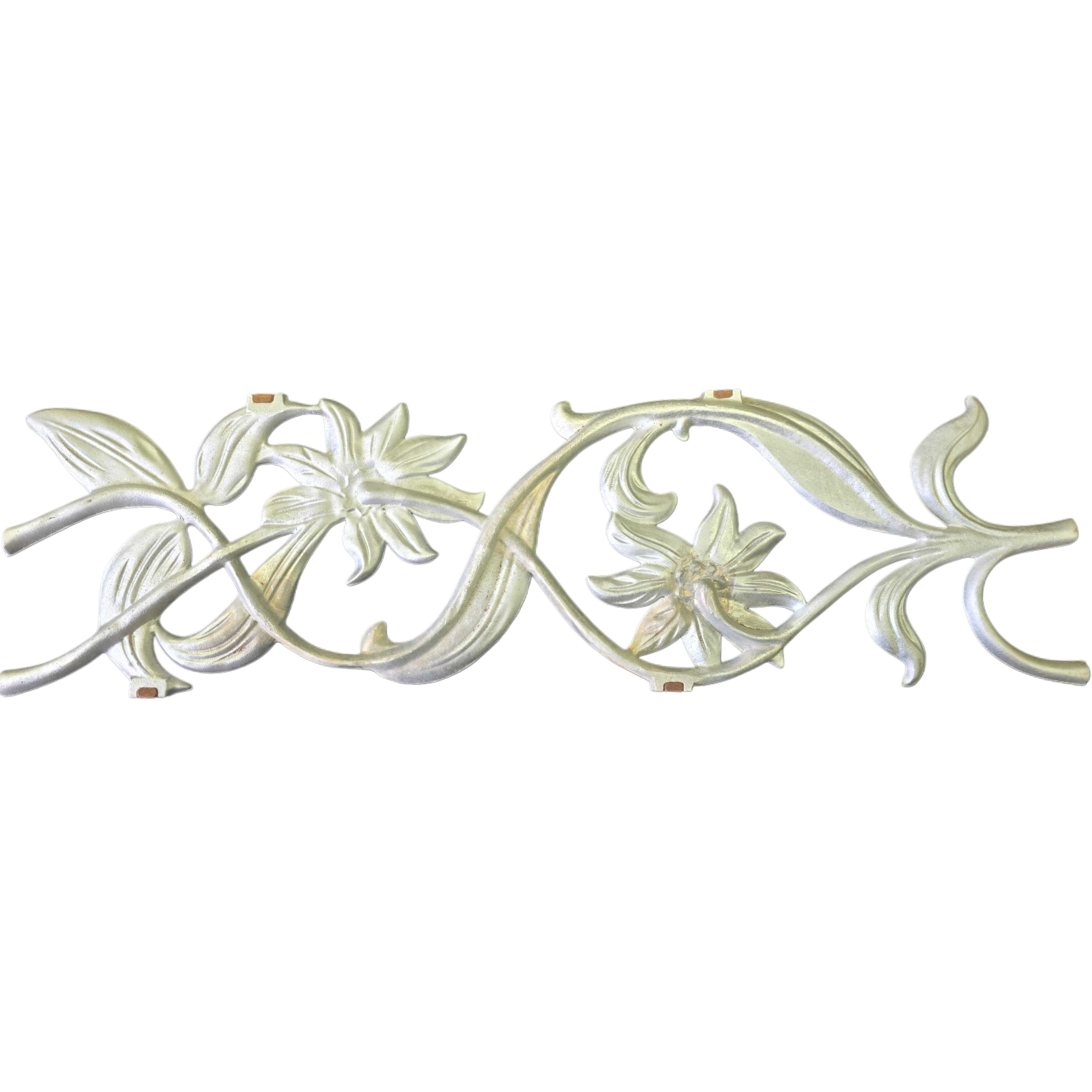 Aluminum Floral Casting – 26-1/2" x 7-1/2" Ornamental Gate & Fence Insert
